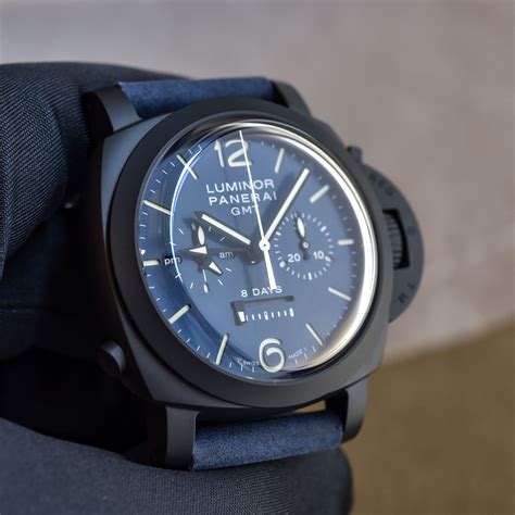 panerai blu notte review|panerai luminor chrono blu.